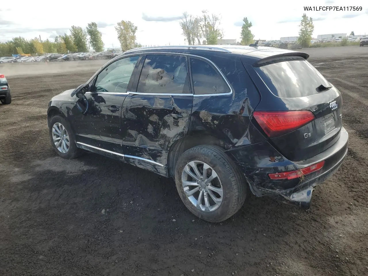 2014 Audi Q5 Premium Plus VIN: WA1LFCFP7EA117569 Lot: 71369654