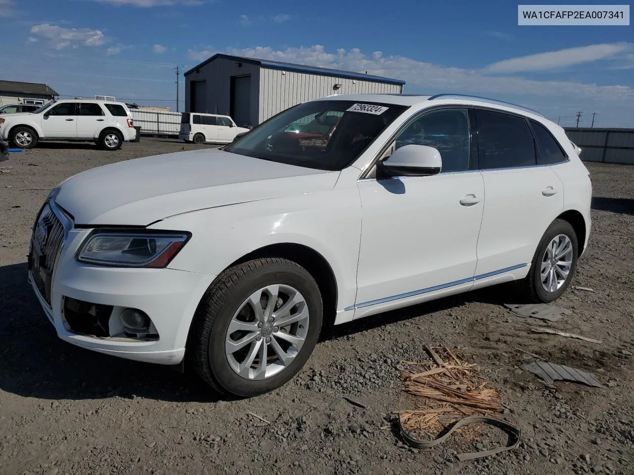 2014 Audi Q5 Premium VIN: WA1CFAFP2EA007341 Lot: 72963324