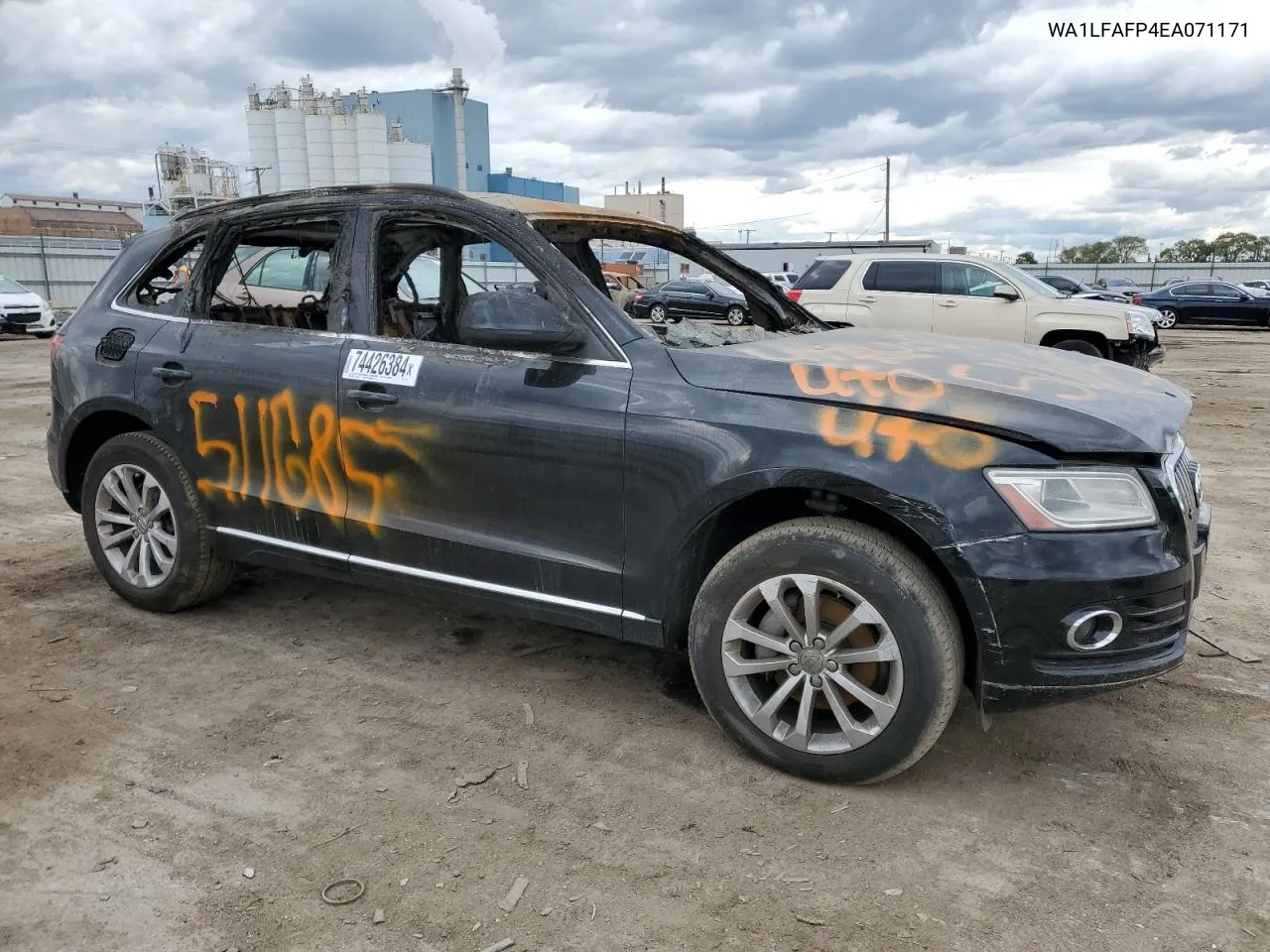 2014 Audi Q5 Premium Plus VIN: WA1LFAFP4EA071171 Lot: 74426384