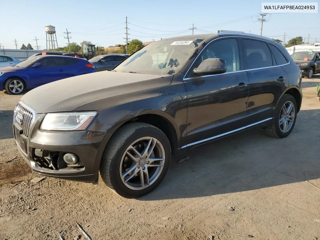 2014 Audi Q5 Premium Plus VIN: WA1LFAFP8EA024953 Lot: 74454094