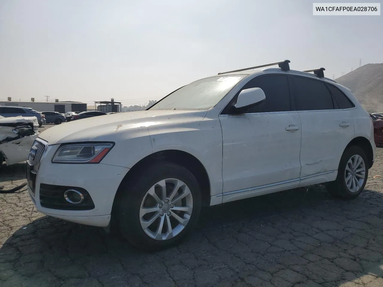 2014 Audi Q5 Premium VIN: WA1CFAFP0EA028706 Lot: 76208224