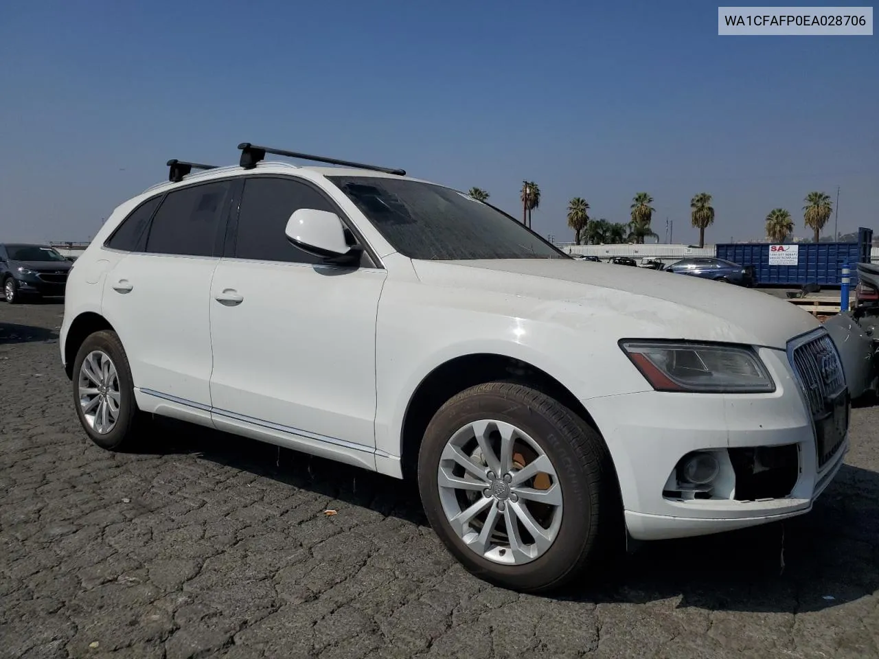 2014 Audi Q5 Premium VIN: WA1CFAFP0EA028706 Lot: 76208224