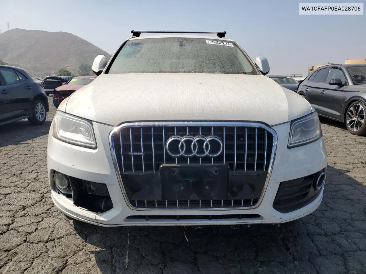 2014 Audi Q5 Premium VIN: WA1CFAFP0EA028706 Lot: 76208224