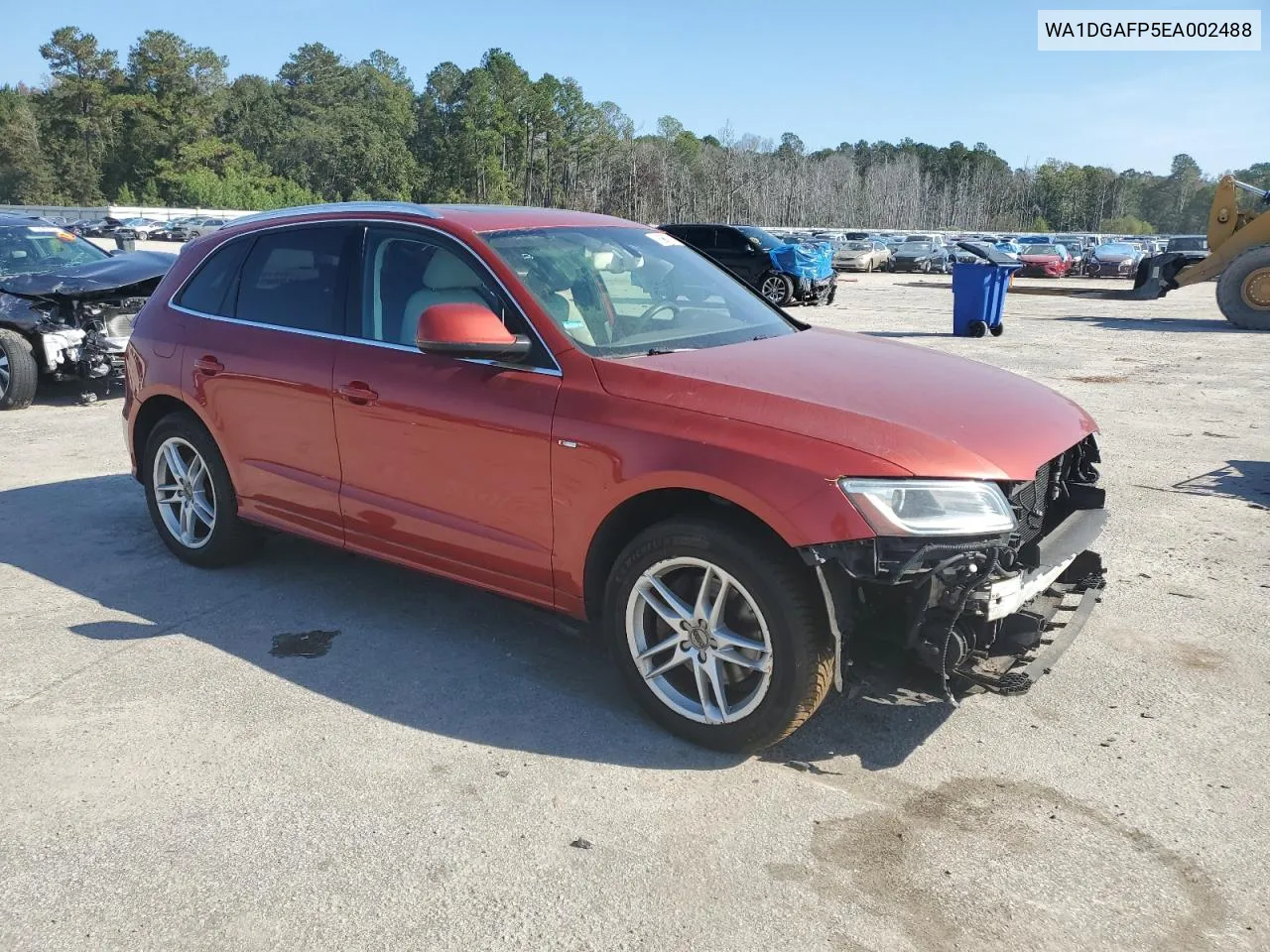 2014 Audi Q5 Premium Plus VIN: WA1DGAFP5EA002488 Lot: 76987014