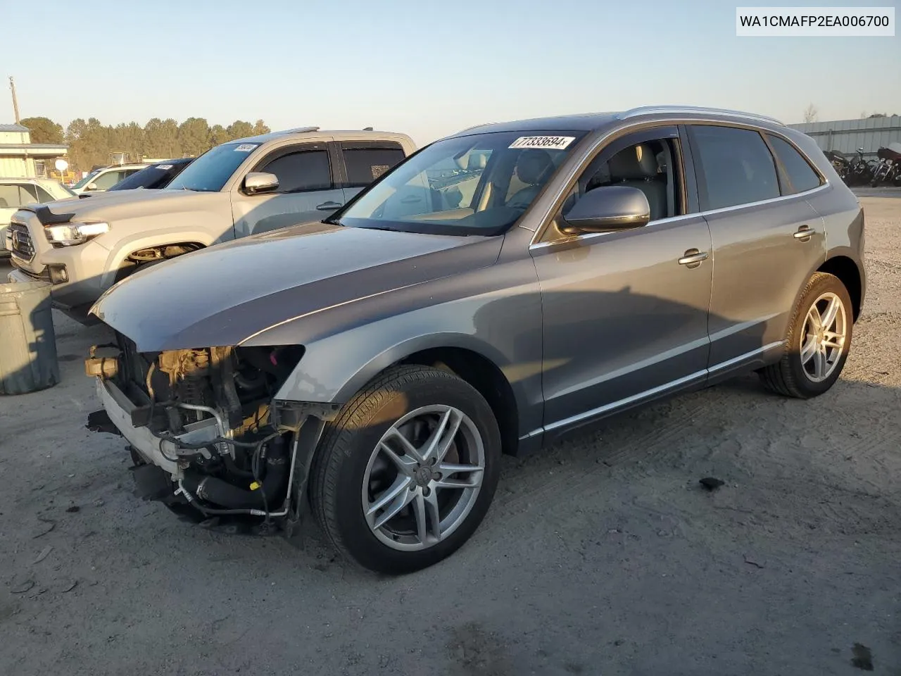 2014 Audi Q5 Tdi Premium Plus VIN: WA1CMAFP2EA006700 Lot: 77333694