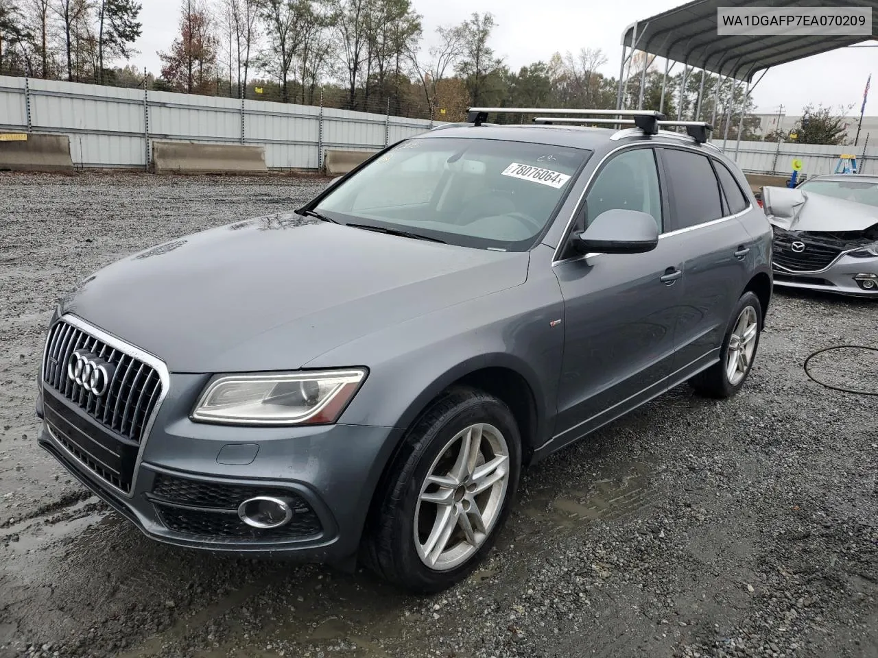 2014 Audi Q5 Premium Plus VIN: WA1DGAFP7EA070209 Lot: 78076064