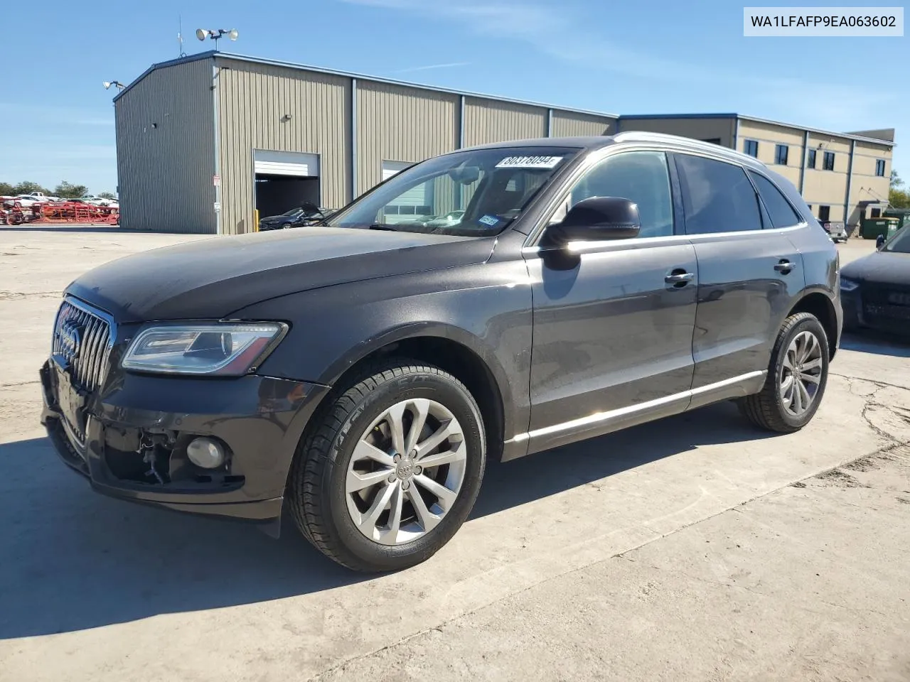 2014 Audi Q5 Premium Plus VIN: WA1LFAFP9EA063602 Lot: 80378094