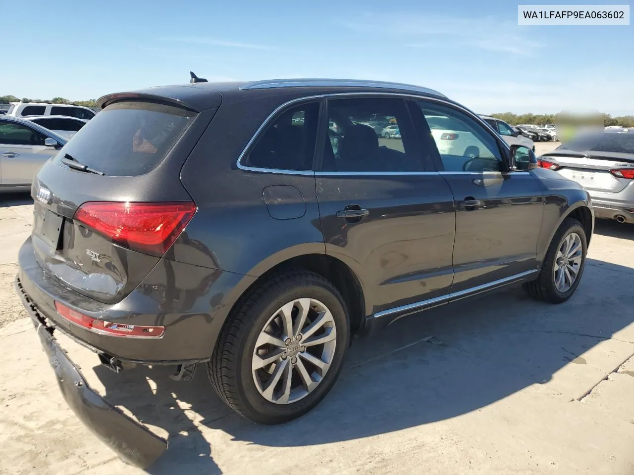 2014 Audi Q5 Premium Plus VIN: WA1LFAFP9EA063602 Lot: 80378094