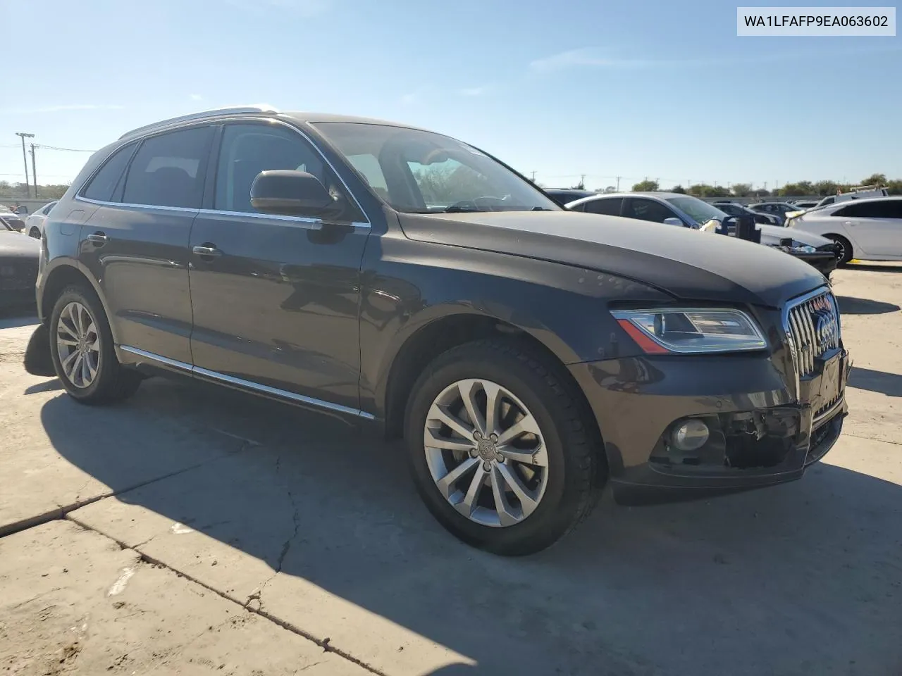 2014 Audi Q5 Premium Plus VIN: WA1LFAFP9EA063602 Lot: 80378094