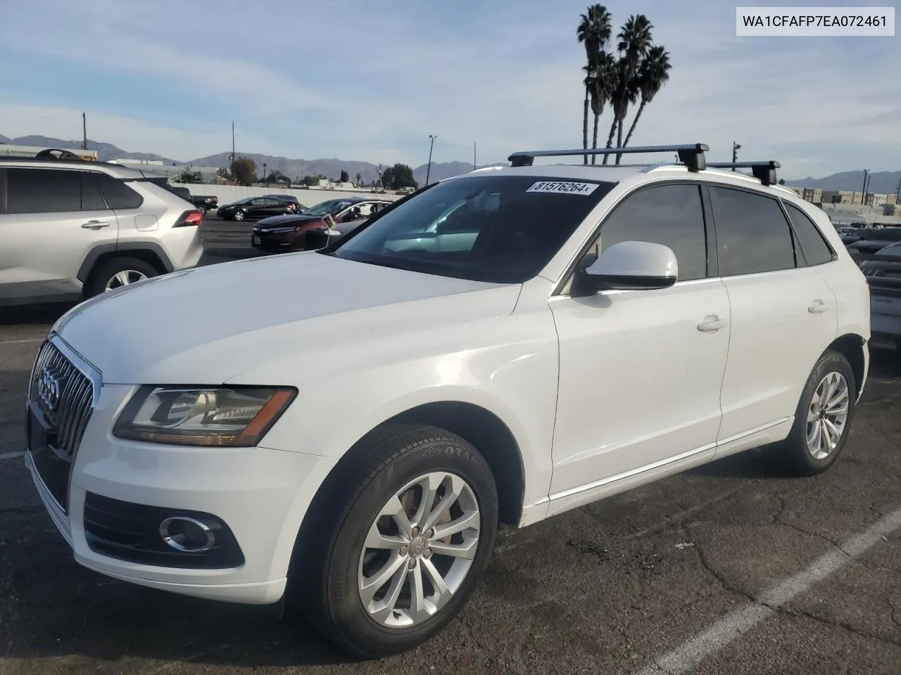 2014 Audi Q5 Premium VIN: WA1CFAFP7EA072461 Lot: 81576264