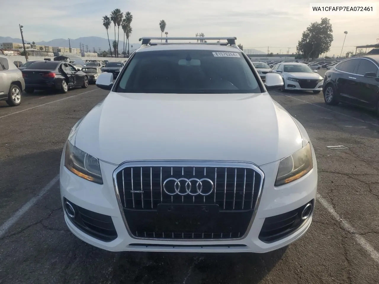 2014 Audi Q5 Premium VIN: WA1CFAFP7EA072461 Lot: 81576264