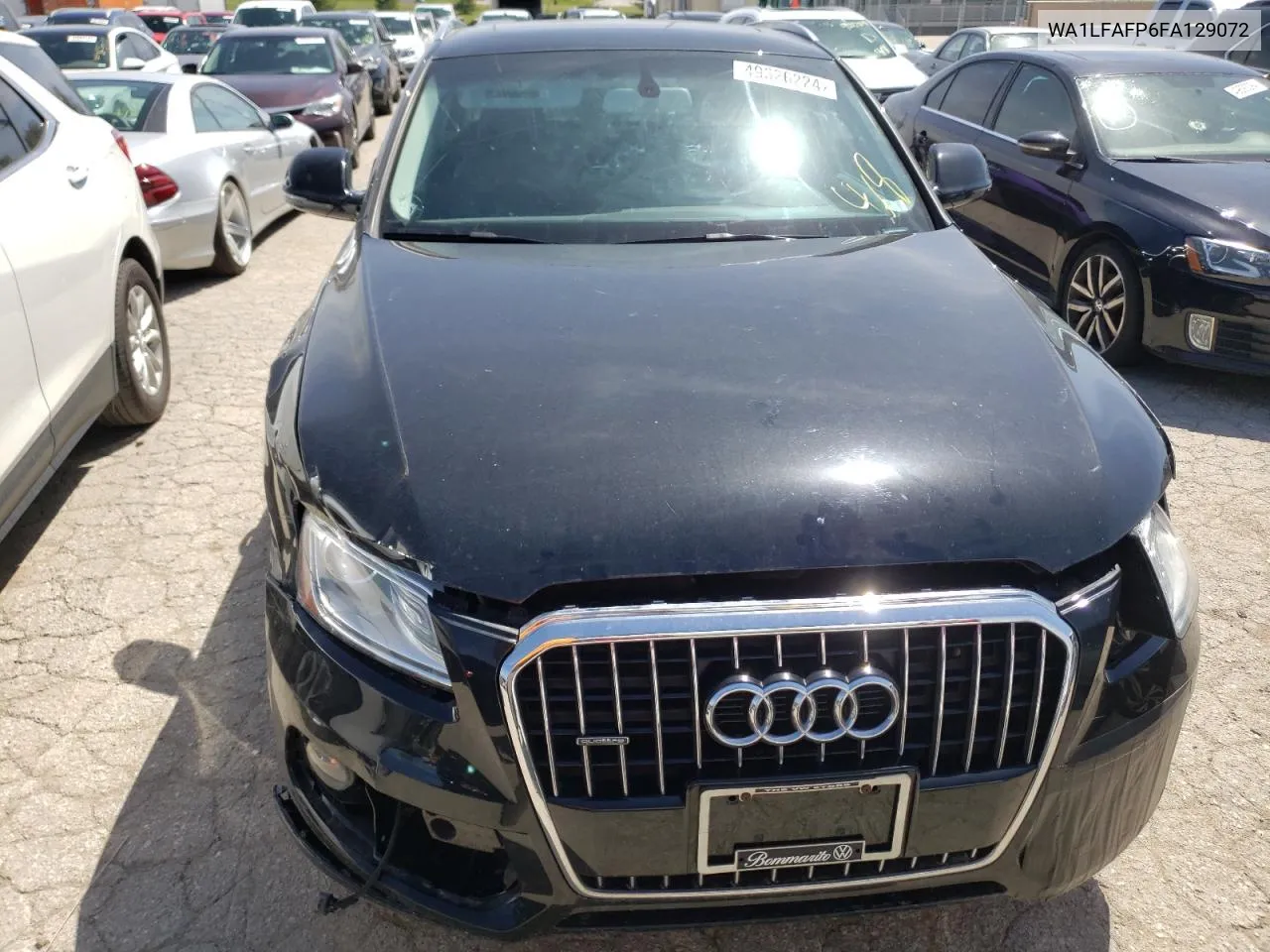 2015 Audi Q5 Premium Plus VIN: WA1LFAFP6FA129072 Lot: 49326224