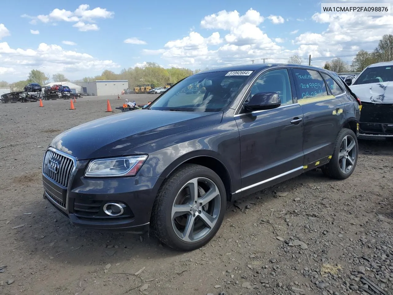 2015 Audi Q5 Tdi Premium Plus VIN: WA1CMAFP2FA098876 Lot: 51992664