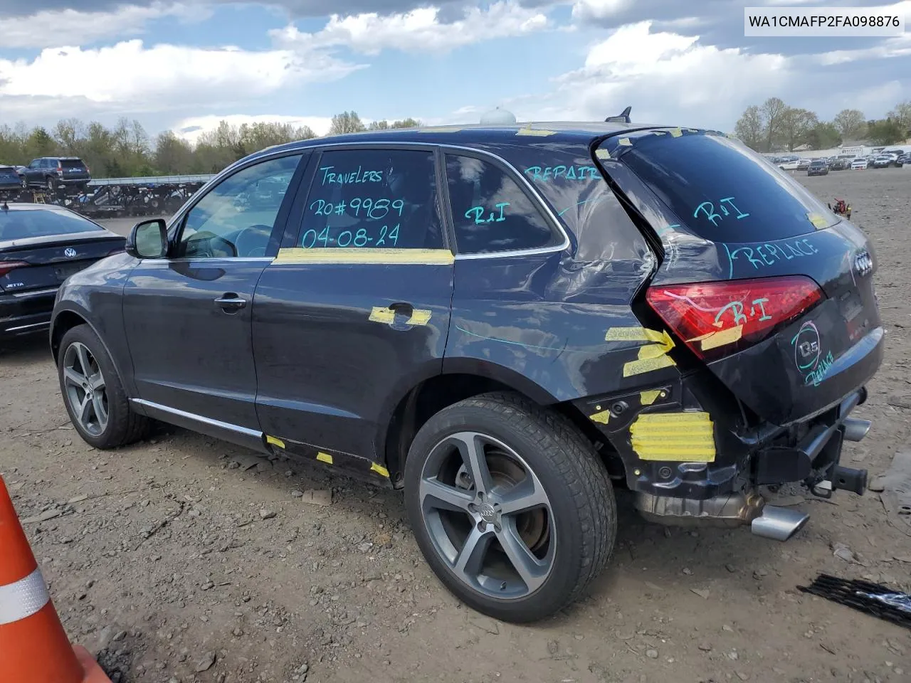 2015 Audi Q5 Tdi Premium Plus VIN: WA1CMAFP2FA098876 Lot: 51992664