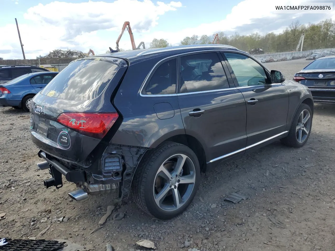 2015 Audi Q5 Tdi Premium Plus VIN: WA1CMAFP2FA098876 Lot: 51992664