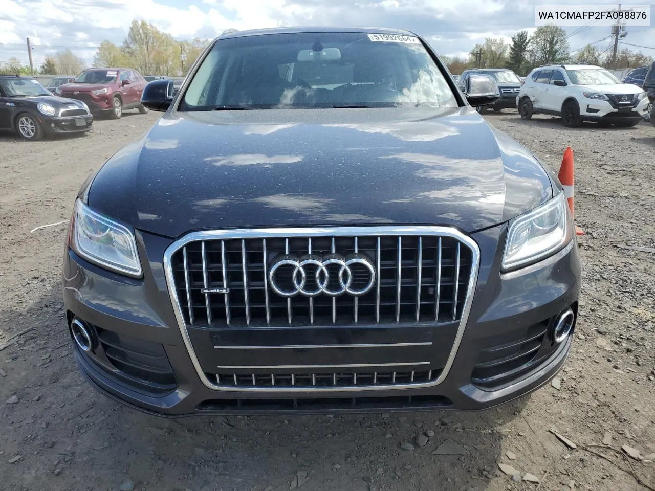 2015 Audi Q5 Tdi Premium Plus VIN: WA1CMAFP2FA098876 Lot: 51992664