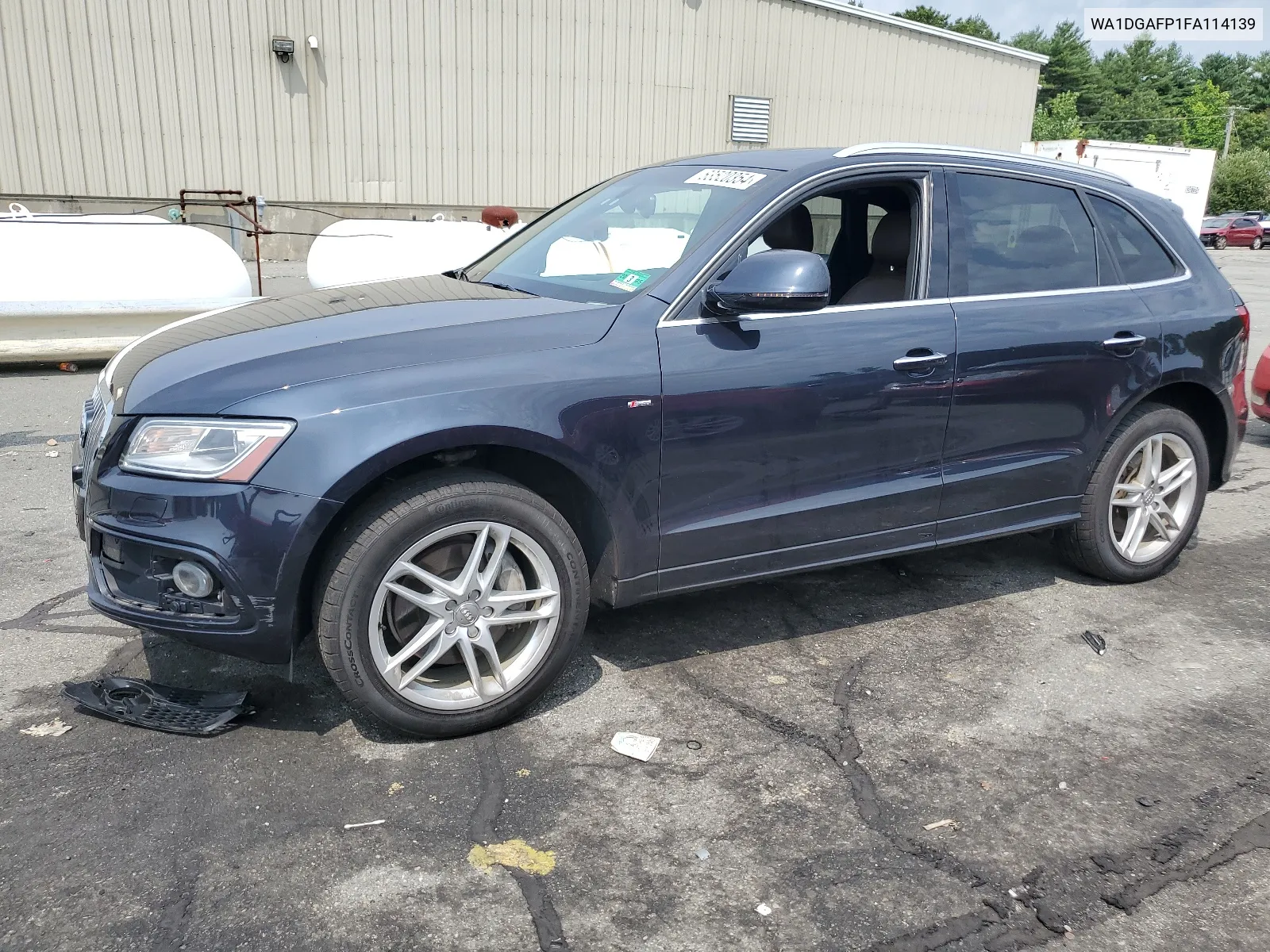 2015 Audi Q5 Premium Plus VIN: WA1DGAFP1FA114139 Lot: 63520354