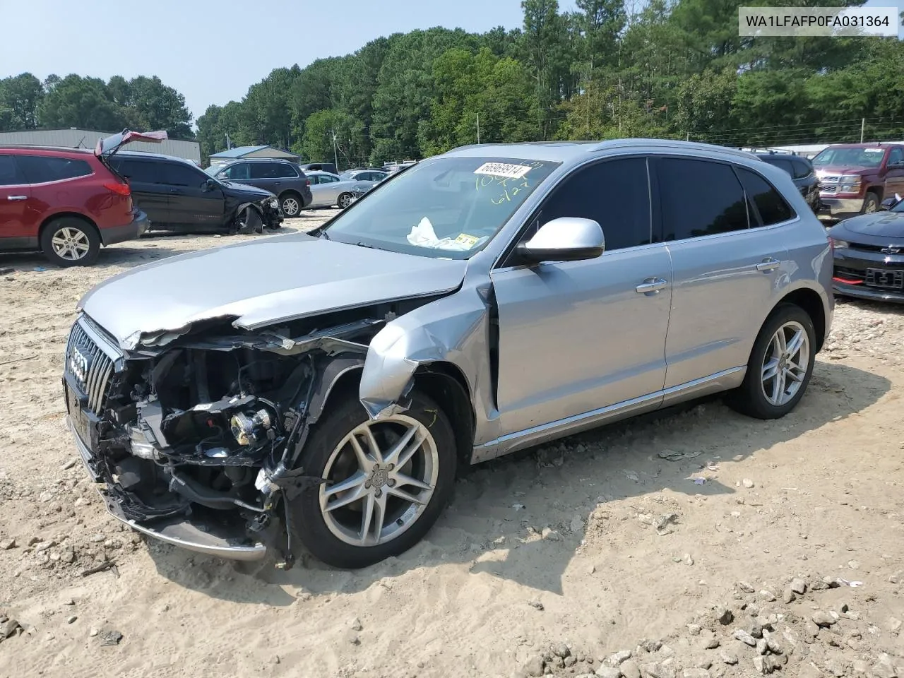 2015 Audi Q5 Premium Plus VIN: WA1LFAFP0FA031364 Lot: 66969914