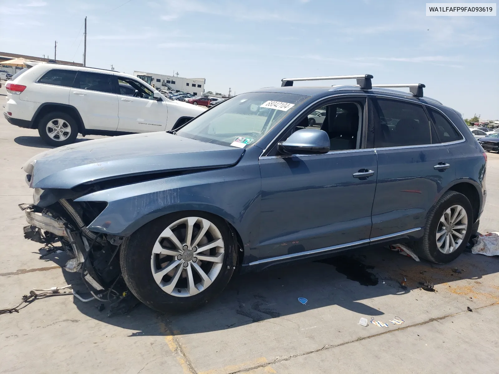 2015 Audi Q5 Premium Plus VIN: WA1LFAFP9FA093619 Lot: 68042104