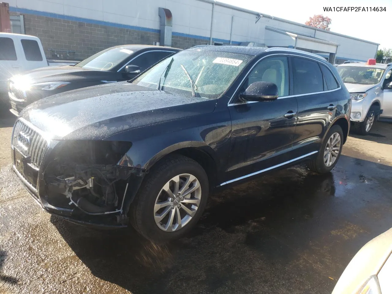 2015 Audi Q5 Premium VIN: WA1CFAFP2FA114634 Lot: 70394854