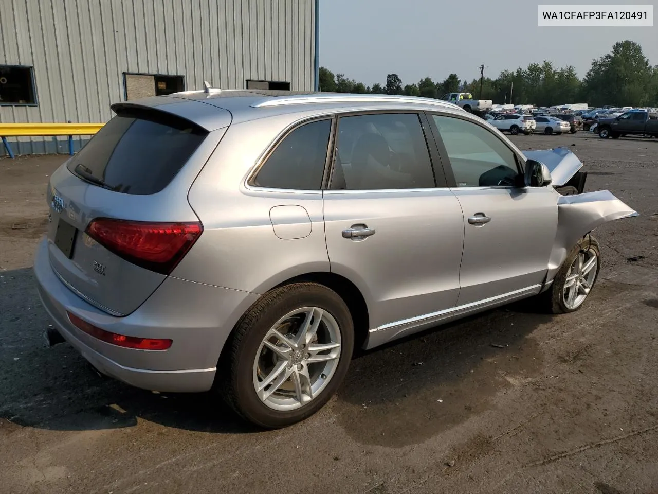 2015 Audi Q5 Premium VIN: WA1CFAFP3FA120491 Lot: 70489584