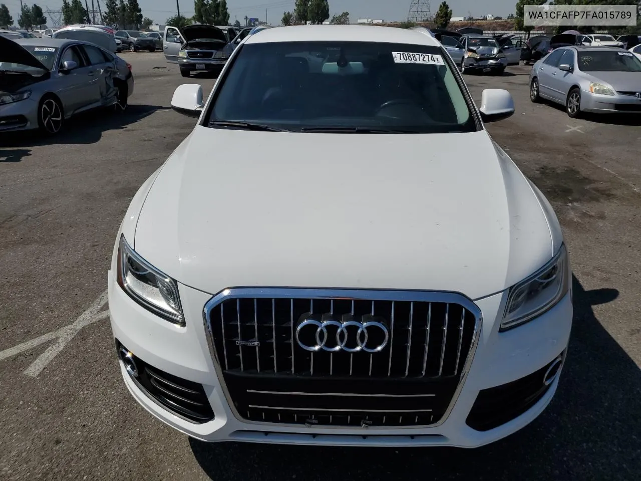 2015 Audi Q5 Premium VIN: WA1CFAFP7FA015789 Lot: 70887274