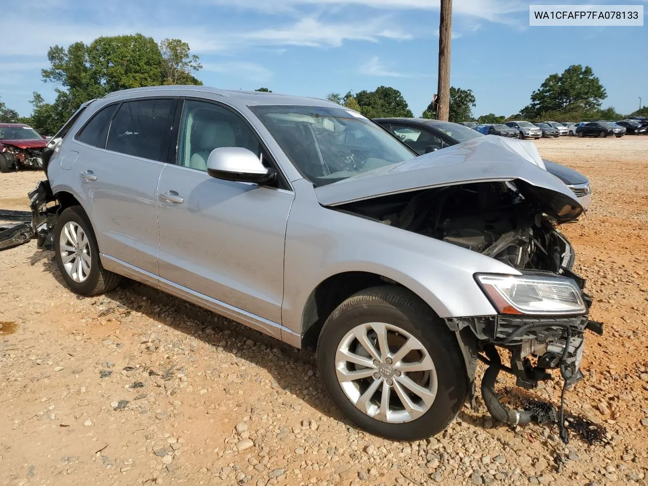 2015 Audi Q5 Premium VIN: WA1CFAFP7FA078133 Lot: 71109754