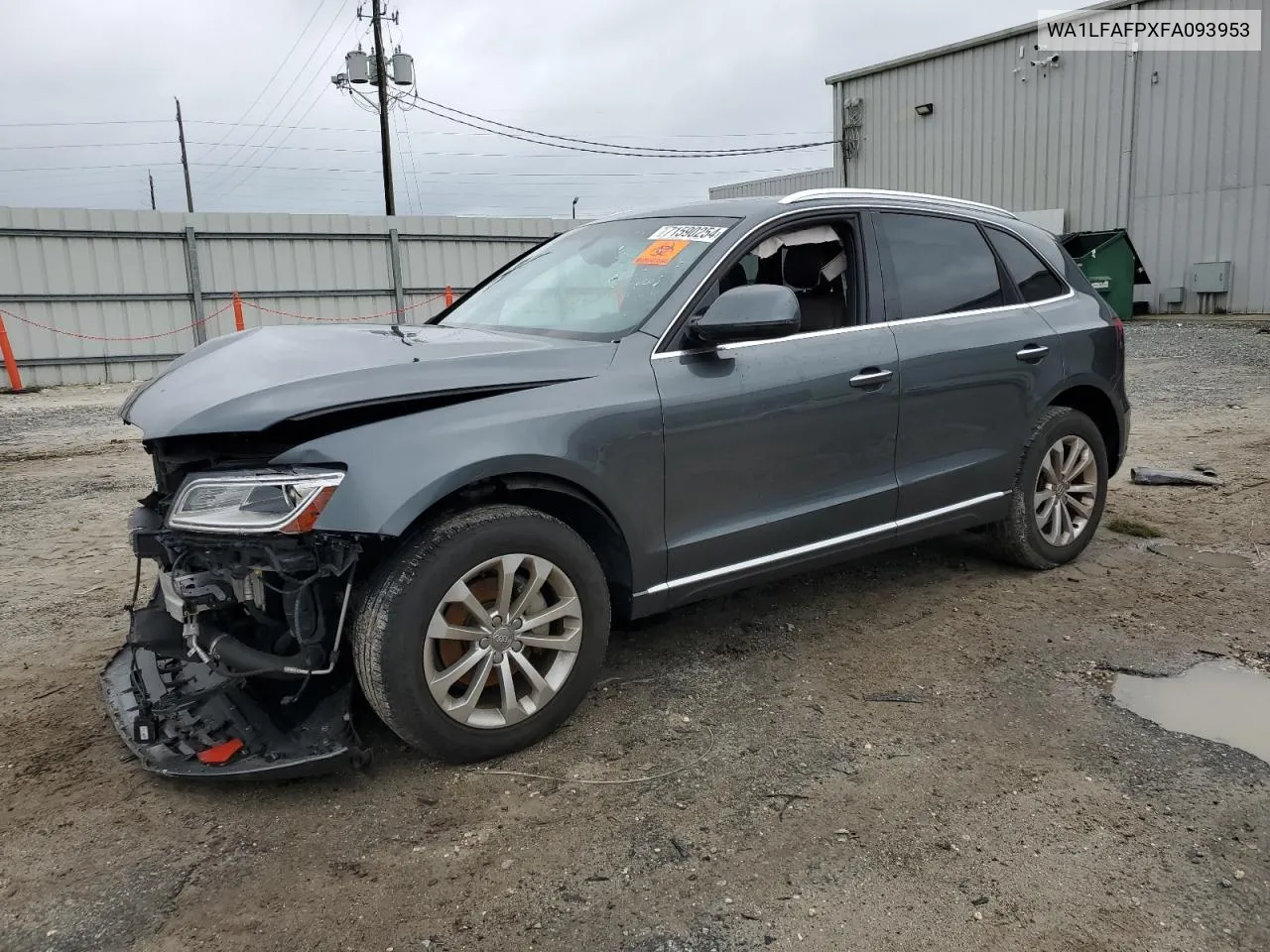 2015 Audi Q5 Premium Plus VIN: WA1LFAFPXFA093953 Lot: 71590254