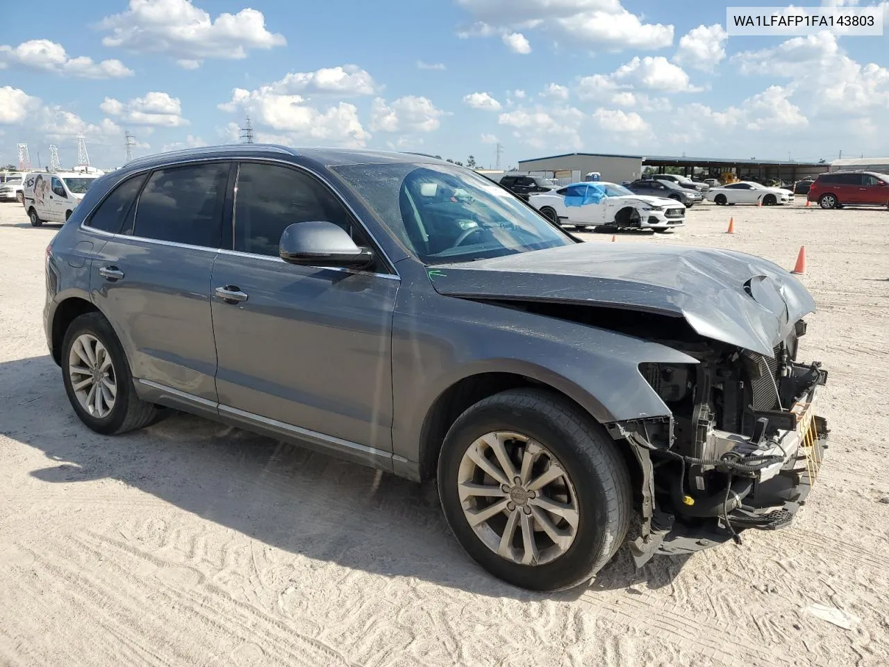 2015 Audi Q5 Premium Plus VIN: WA1LFAFP1FA143803 Lot: 72351934