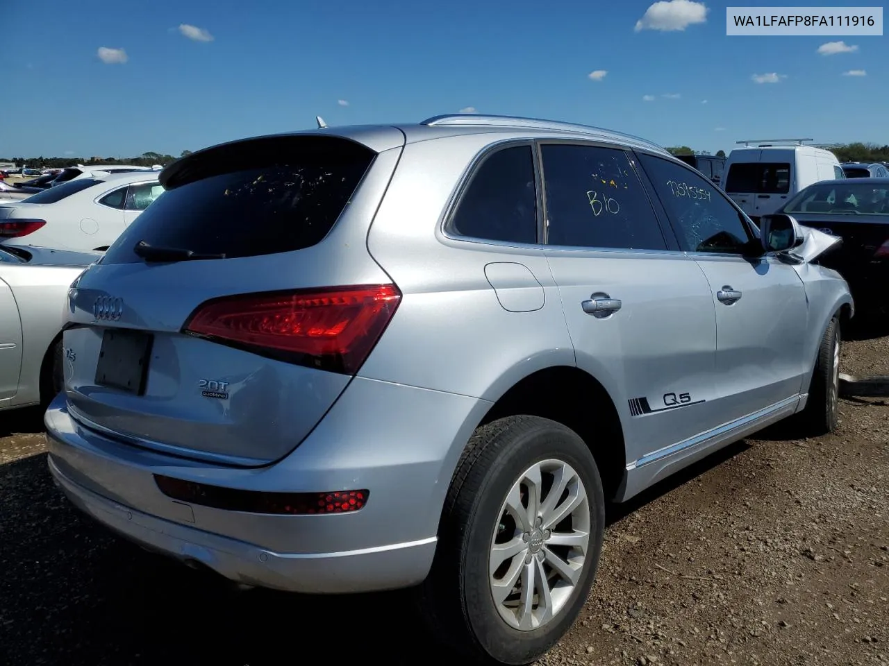 2015 Audi Q5 Premium Plus VIN: WA1LFAFP8FA111916 Lot: 72595354