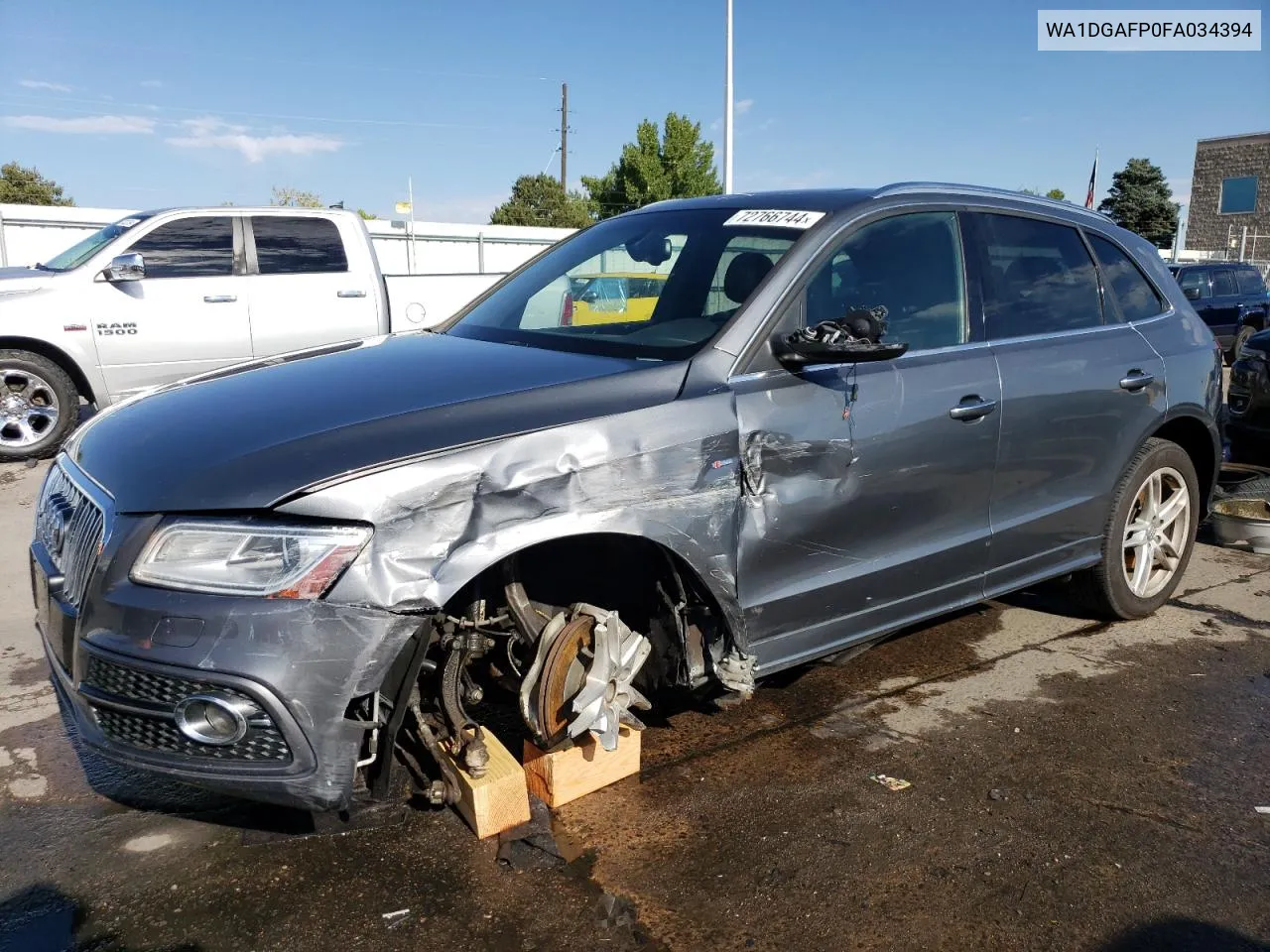 2015 Audi Q5 Premium Plus VIN: WA1DGAFP0FA034394 Lot: 72766744