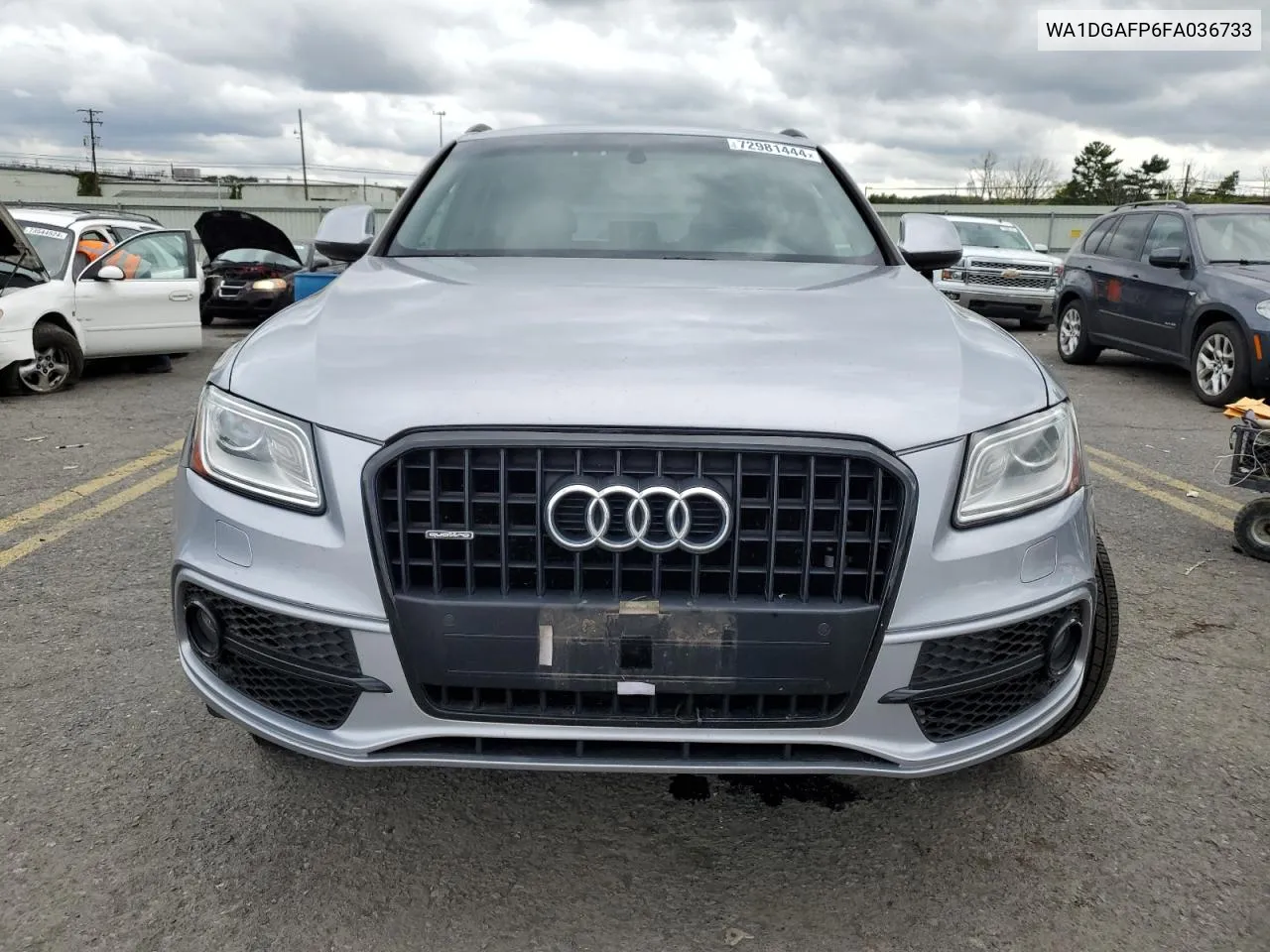 2015 Audi Q5 Premium Plus VIN: WA1DGAFP6FA036733 Lot: 72981444