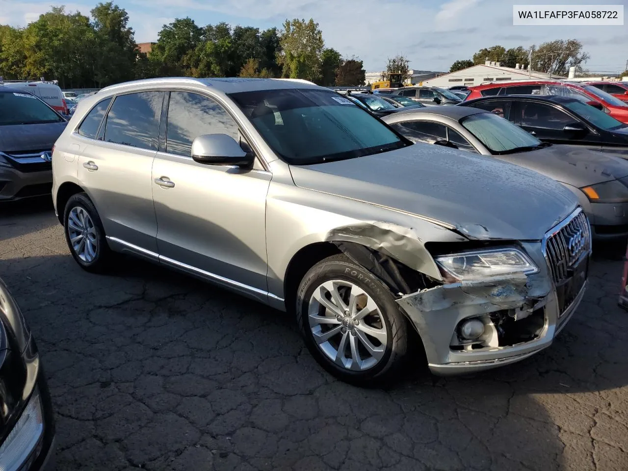 2015 Audi Q5 Premium Plus VIN: WA1LFAFP3FA058722 Lot: 73041424