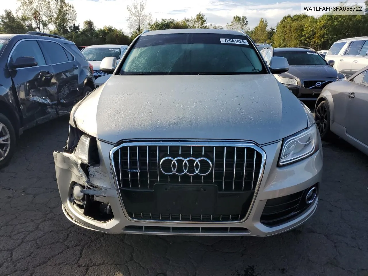 2015 Audi Q5 Premium Plus VIN: WA1LFAFP3FA058722 Lot: 73041424