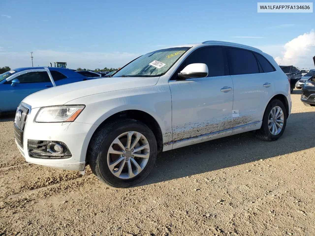 2015 Audi Q5 Premium Plus VIN: WA1LFAFP7FA134636 Lot: 73808774