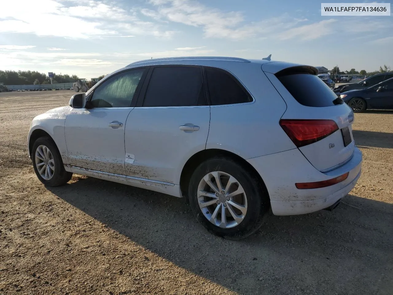 2015 Audi Q5 Premium Plus VIN: WA1LFAFP7FA134636 Lot: 73808774