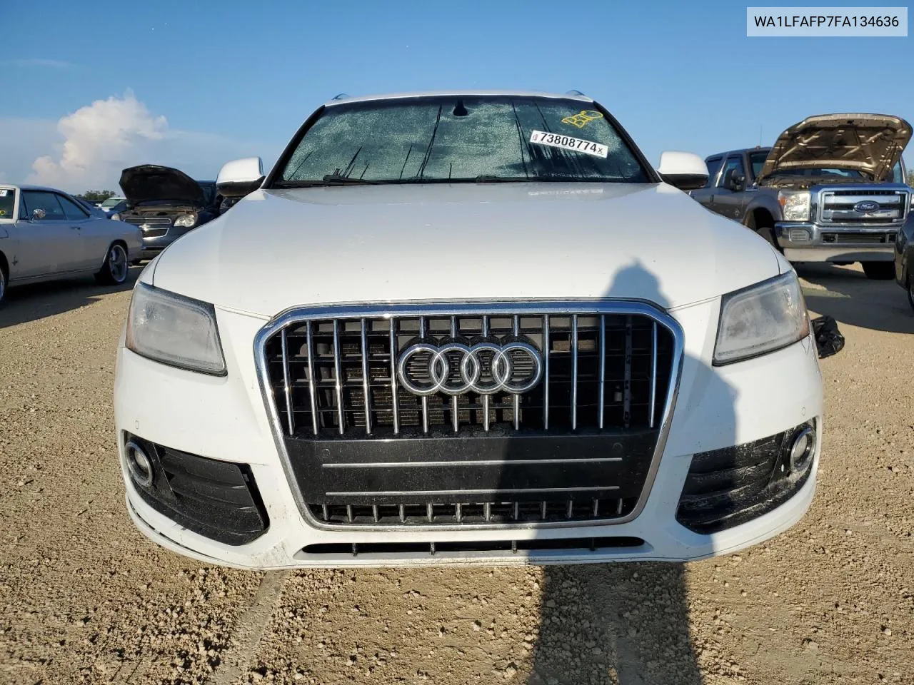 2015 Audi Q5 Premium Plus VIN: WA1LFAFP7FA134636 Lot: 73808774