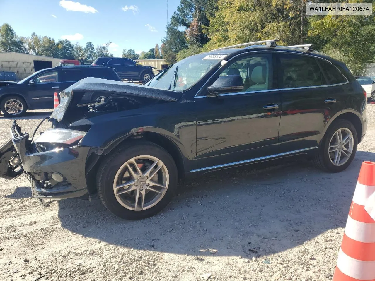 2015 Audi Q5 Premium Plus VIN: WA1LFAFP0FA120674 Lot: 75655324