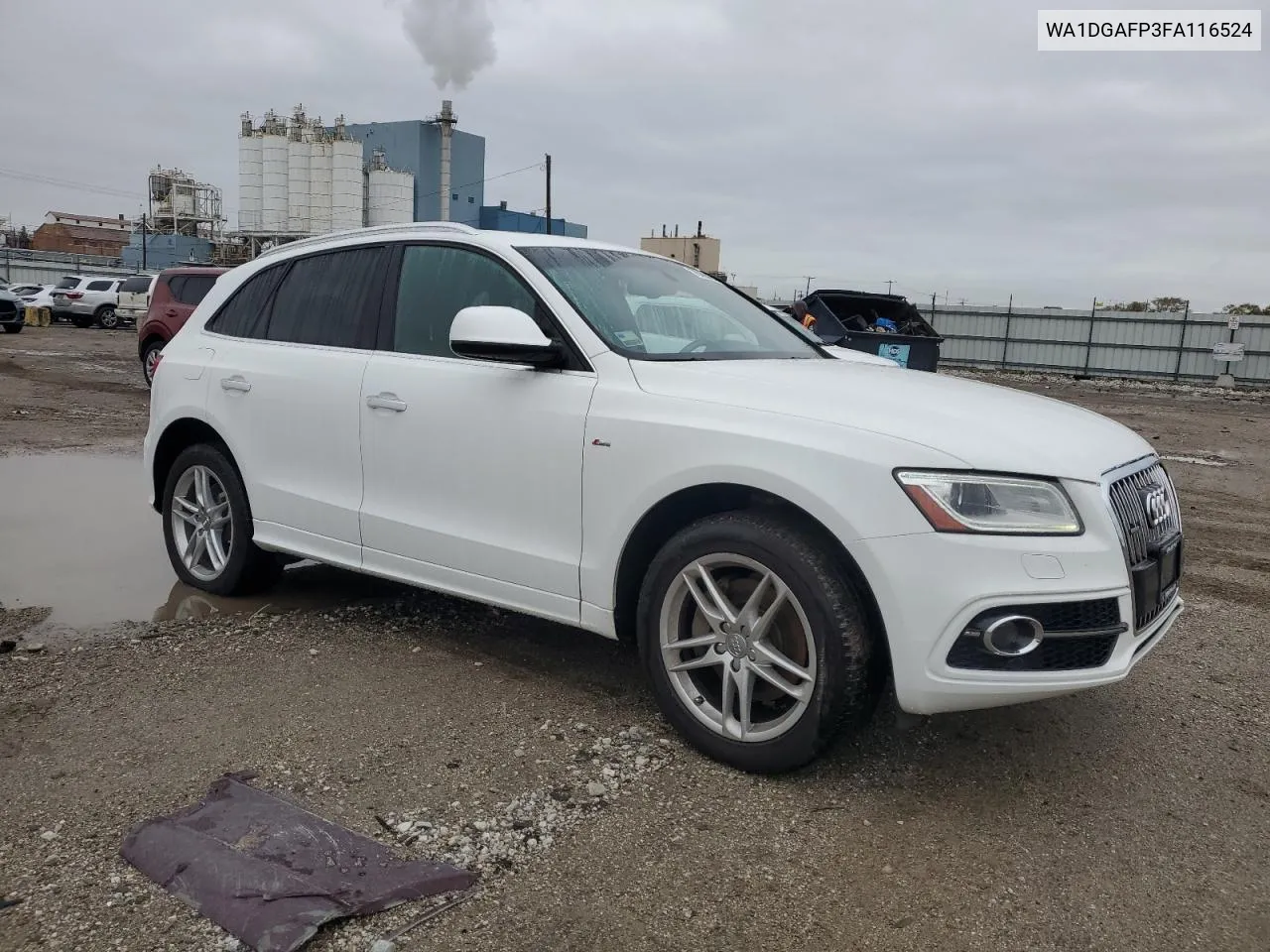 2015 Audi Q5 Premium Plus VIN: WA1DGAFP3FA116524 Lot: 76763434