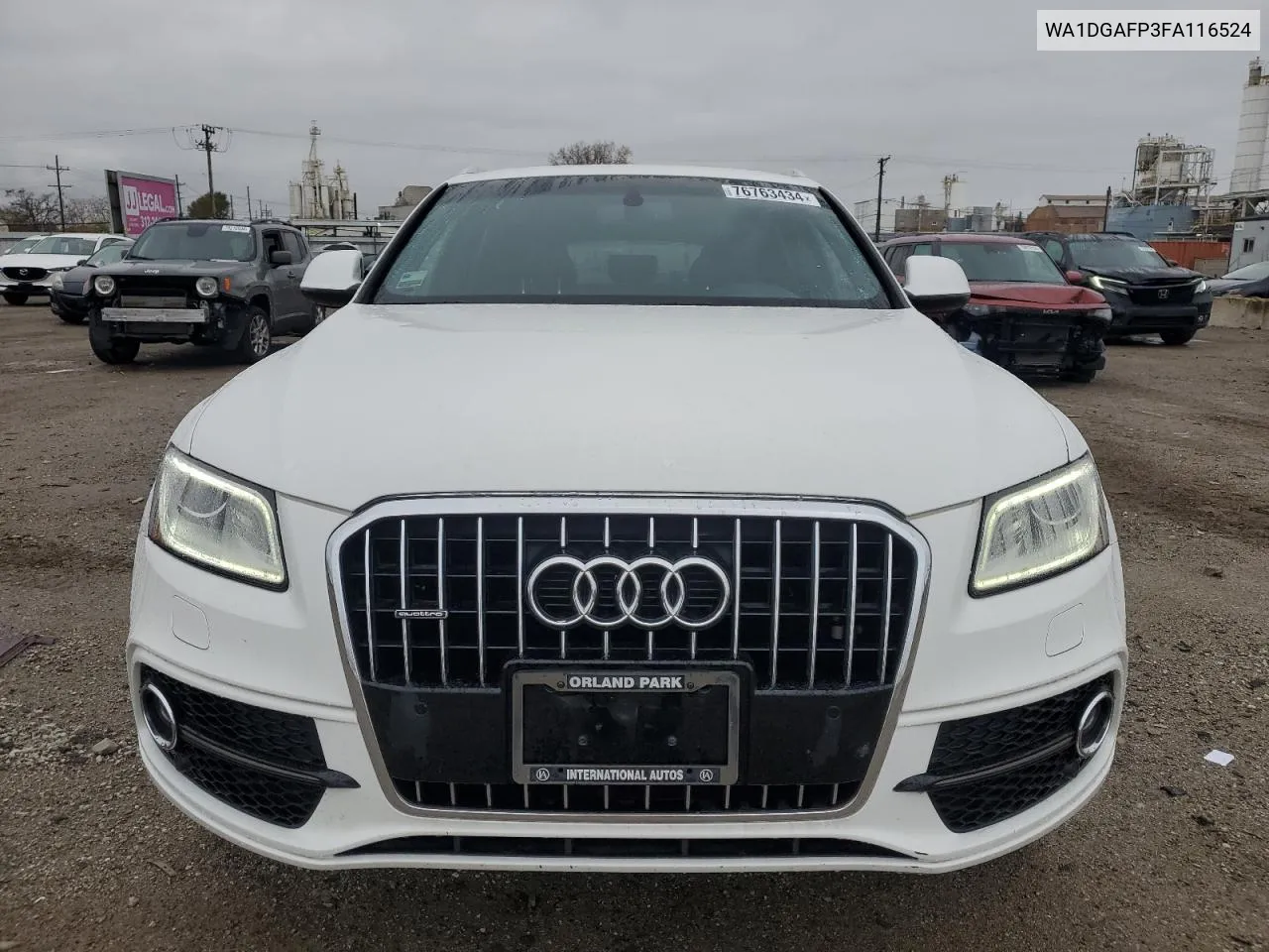 2015 Audi Q5 Premium Plus VIN: WA1DGAFP3FA116524 Lot: 76763434