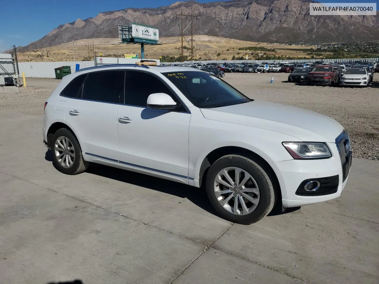 2015 Audi Q5 Premium Plus VIN: WA1LFAFP4FA070040 Lot: 77711444