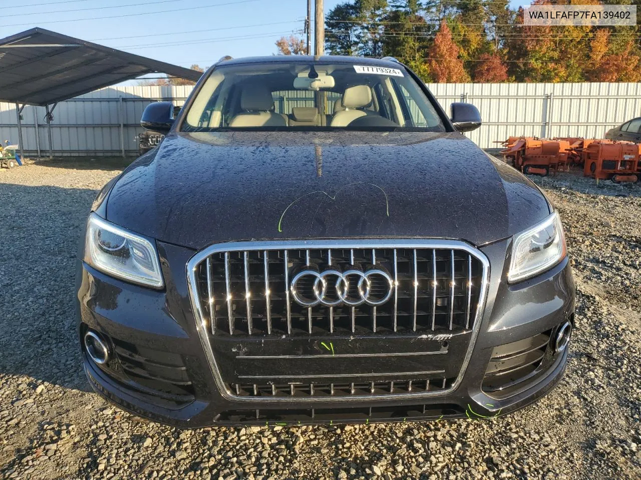 2015 Audi Q5 Premium Plus VIN: WA1LFAFP7FA139402 Lot: 77779324