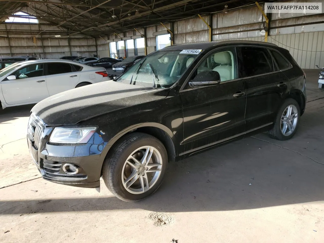 2015 Audi Q5 Premium Plus VIN: WA1LFAFP7FA114208 Lot: 77929484