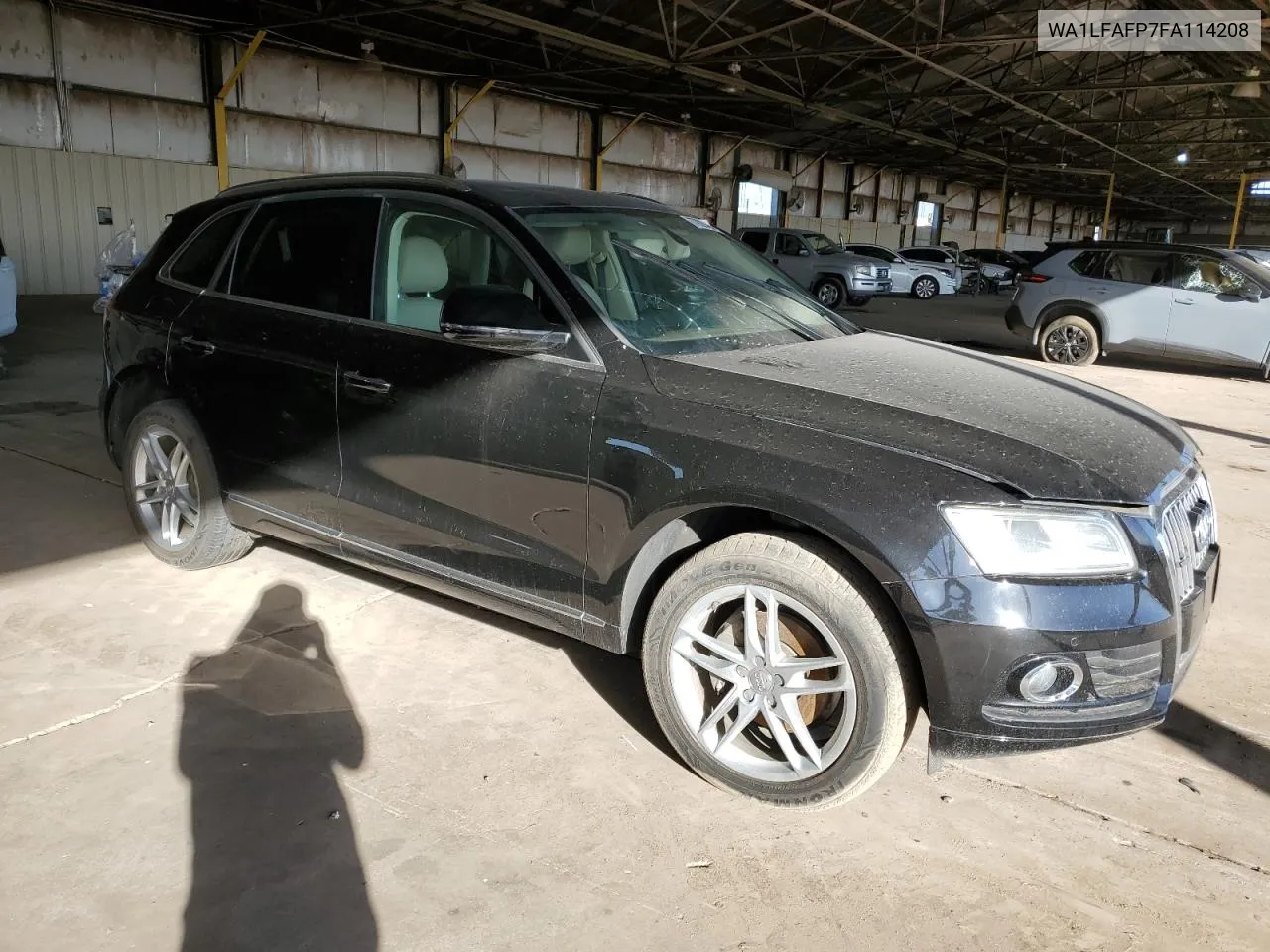 2015 Audi Q5 Premium Plus VIN: WA1LFAFP7FA114208 Lot: 77929484