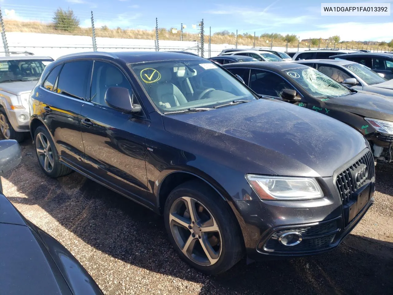 2015 Audi Q5 Premium Plus VIN: WA1DGAFP1FA013392 Lot: 78712064