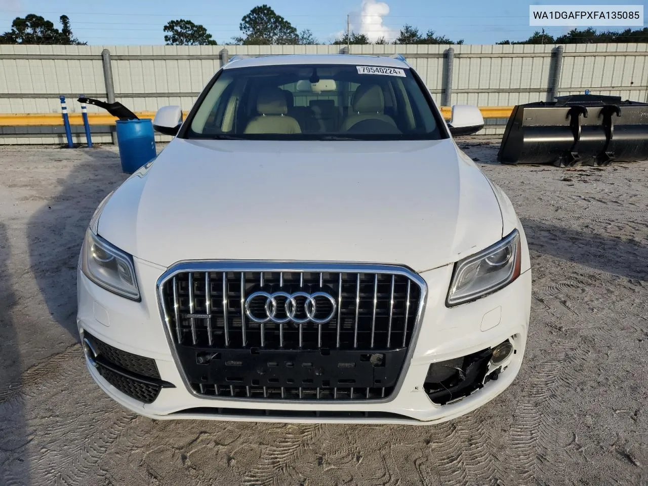 2015 Audi Q5 Premium Plus VIN: WA1DGAFPXFA135085 Lot: 79540224