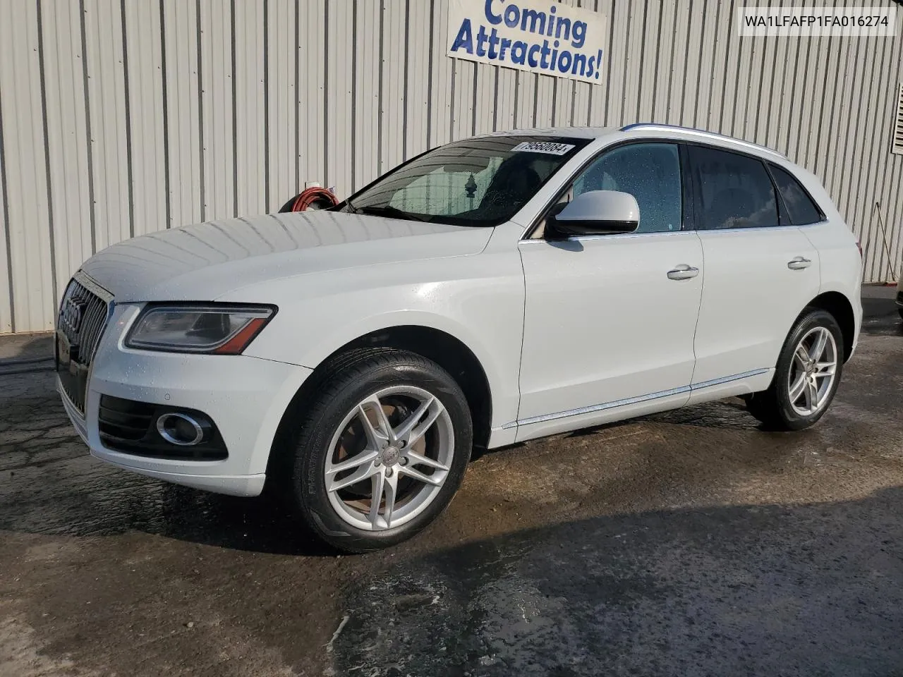 2015 Audi Q5 Premium Plus VIN: WA1LFAFP1FA016274 Lot: 79560084