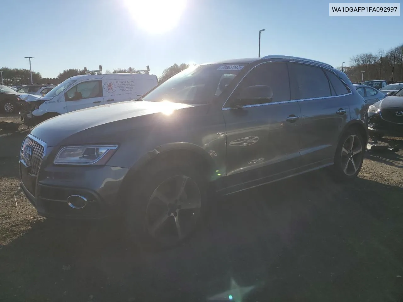 2015 Audi Q5 Premium Plus VIN: WA1DGAFP1FA092997 Lot: 79863344