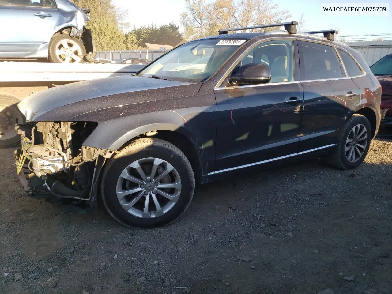 2015 Audi Q5 Premium VIN: WA1CFAFP6FA075739 Lot: 79970594