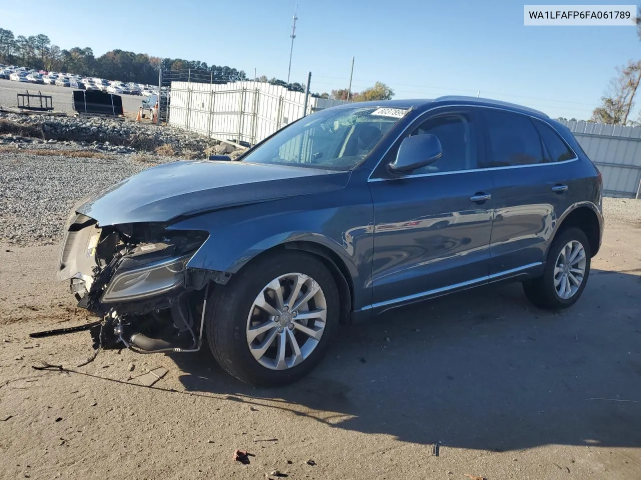 2015 Audi Q5 Premium Plus VIN: WA1LFAFP6FA061789 Lot: 80378994